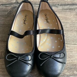 Toddler girl size 9 ballet dress flat shoes